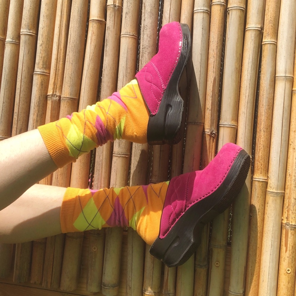 Lands End Pink Clogs
